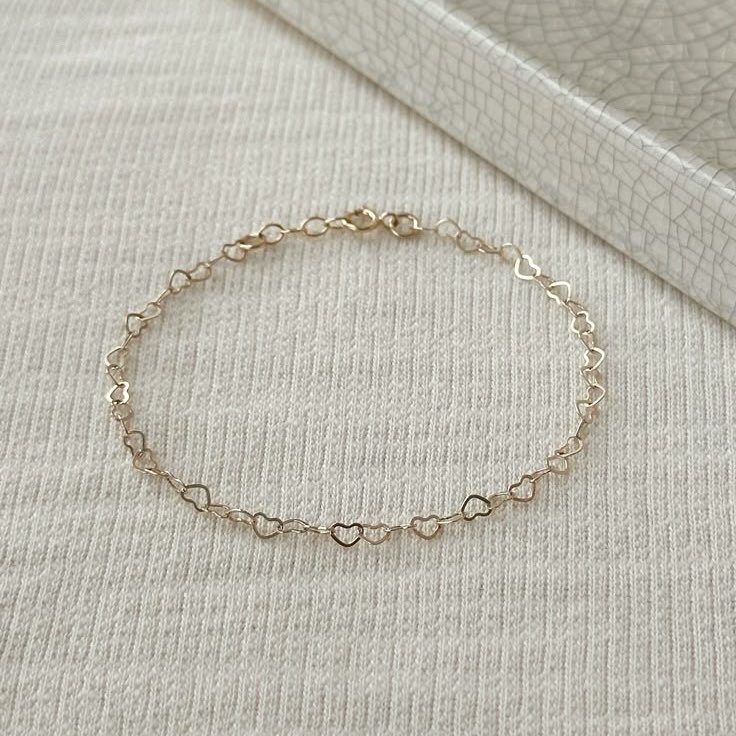 Gold kalp zincir bileklik -Çelik