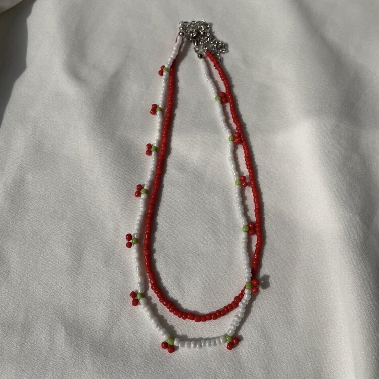 Kiraz kolye set