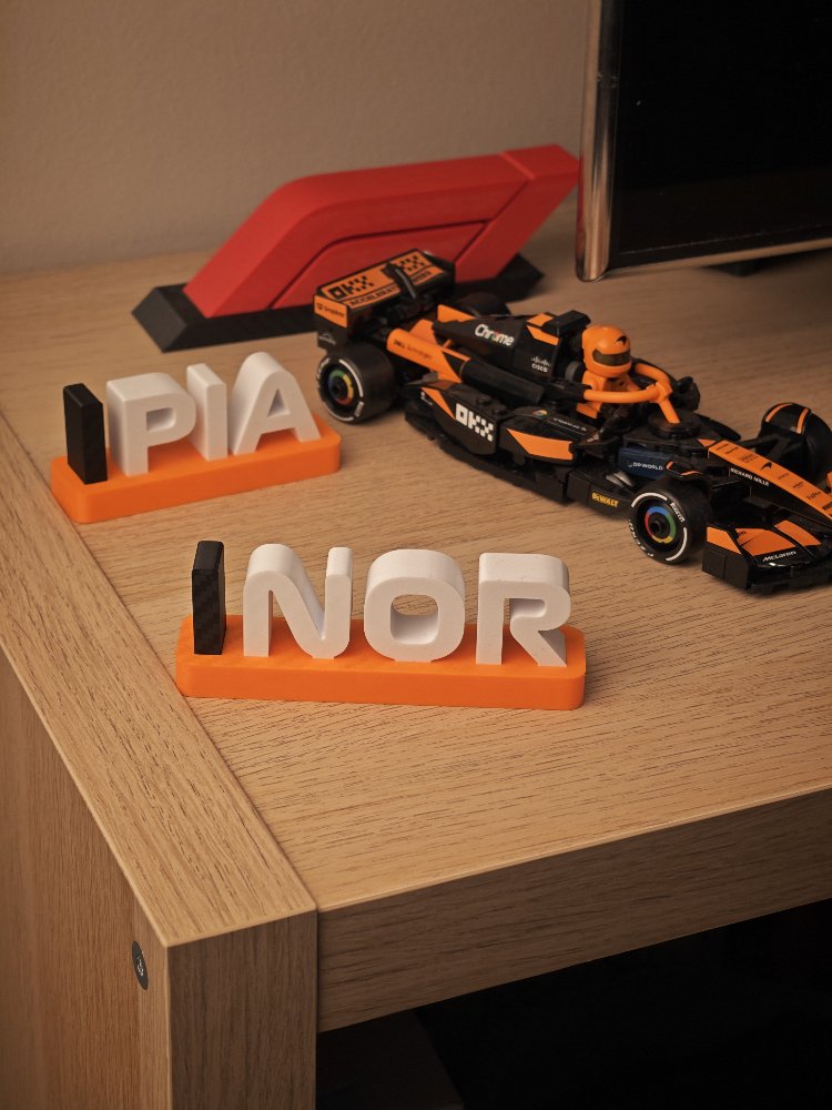 F1 - Turuncu McLaren Pilot Dekor