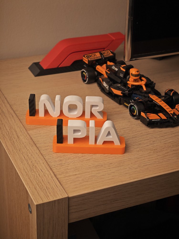 F1 - Turuncu McLaren Pilot Dekor