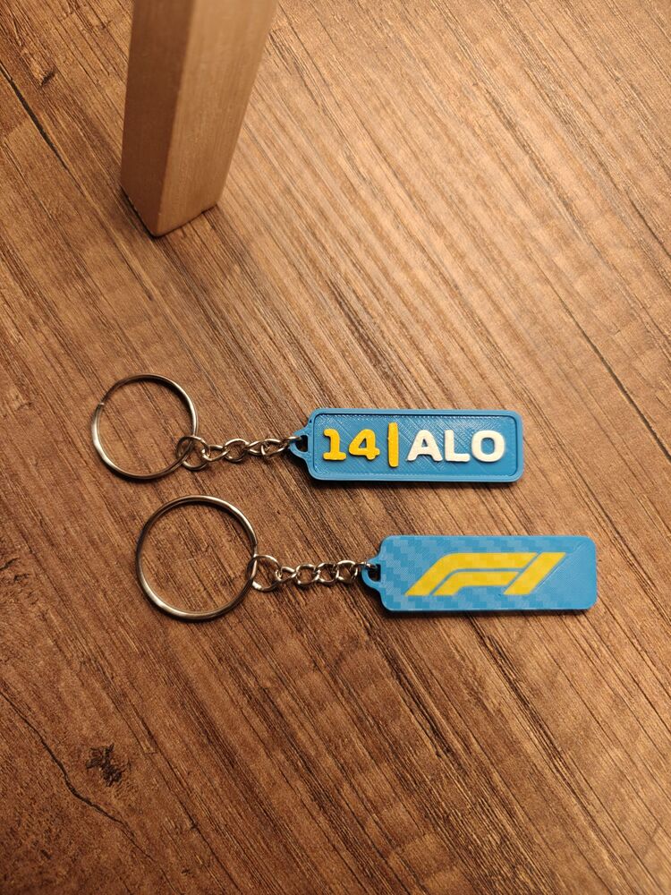 F1 - Efsane Fernando Alonso Anahtarlık