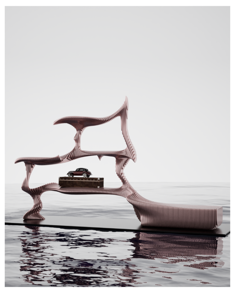 Parametric Display Stand & Bench Unit | Dual essence I