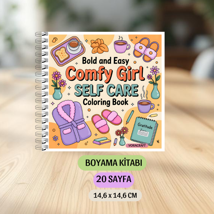 Comfy Girl Boyama Kitabı KU0040