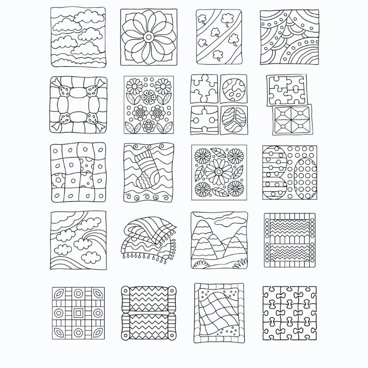 Boyama Kitabı, Comfy Patterns, KŞ00031