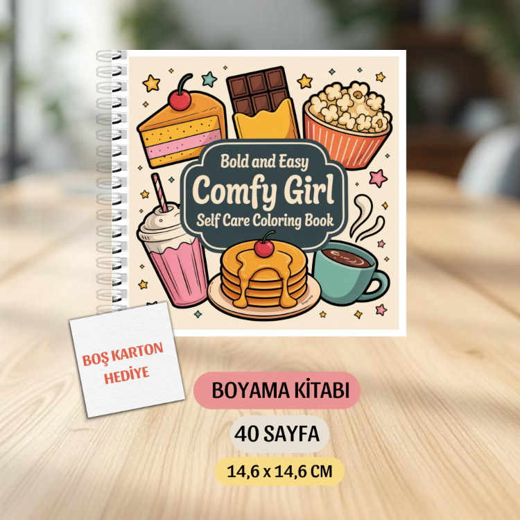 Boyama Kitabı, Köşeli Tatlı Ev, Coloring Book Boyama KŞ00020