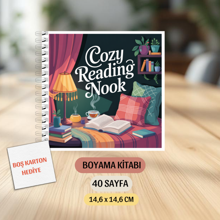 Boyama Kitabı, Köşeli Tatlı Ev Boyama KŞ00005 