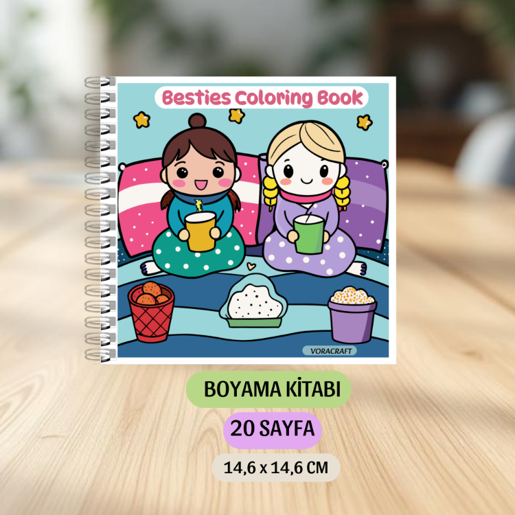 Besties Boyama Kitabı KU0042