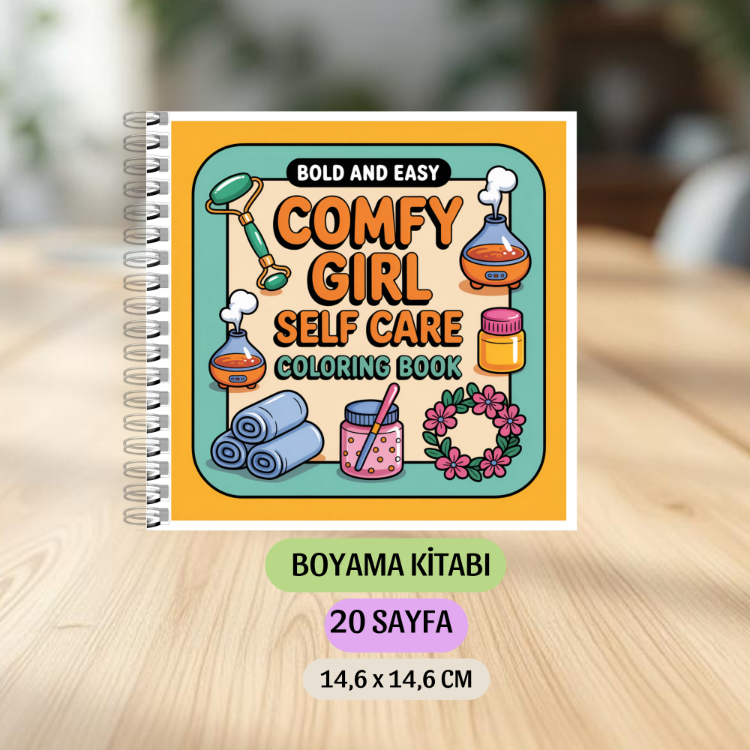 Comfy Girl Boyama Kitabı KU0037