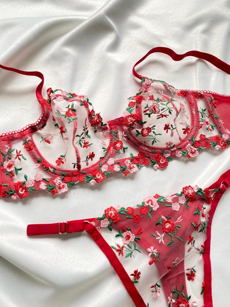 Kırmızı Bralet Takım