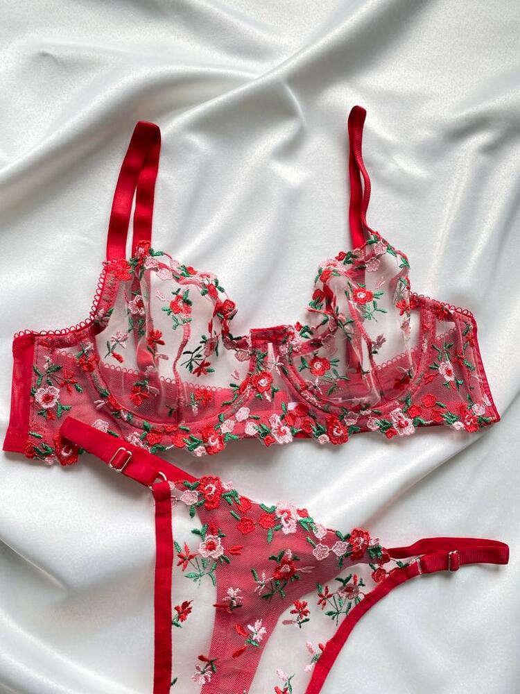Kırmızı Bralet Takım