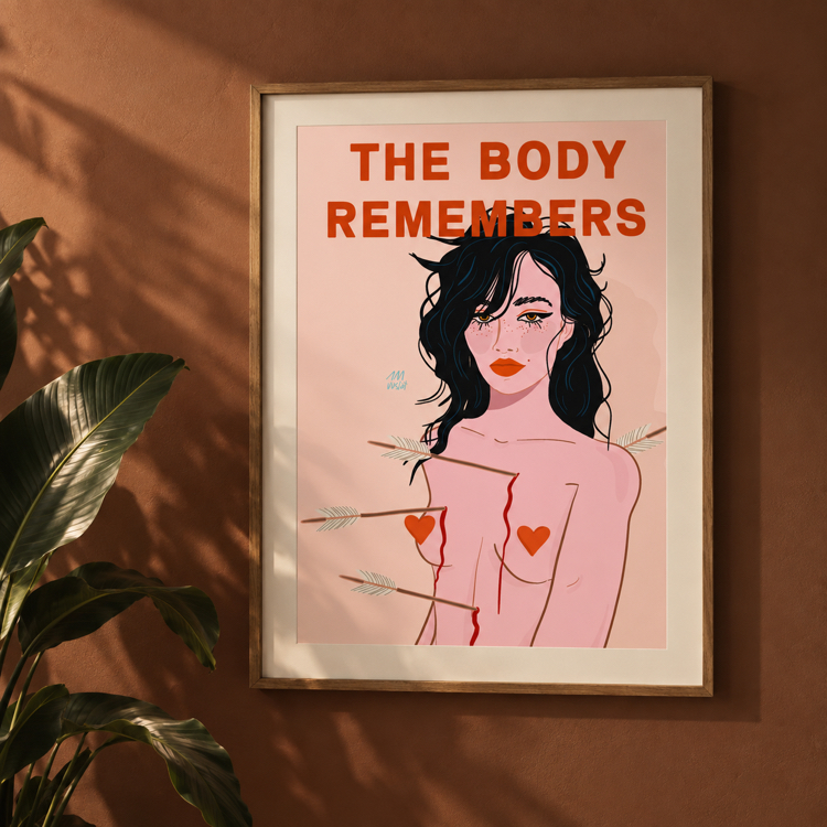 THE BODY REMEMBERS • Poster
