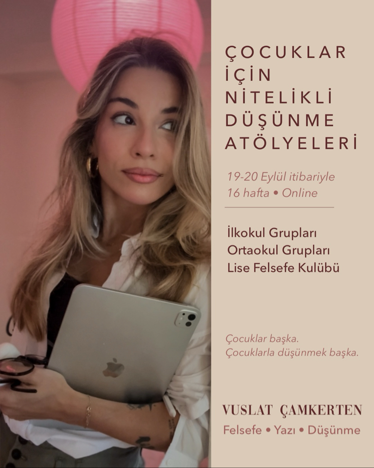 Çocuklarla Nitelikli Düşünme — 16 Haftalık Sezon / Aylık Katılım