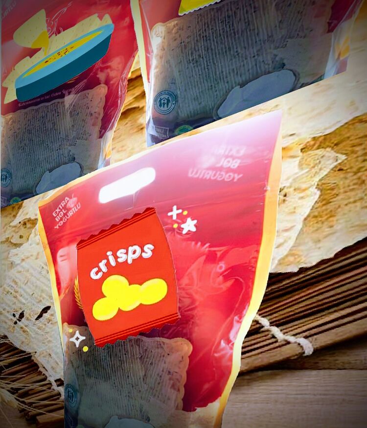 Tarhana cips -yarım kilo/pk.