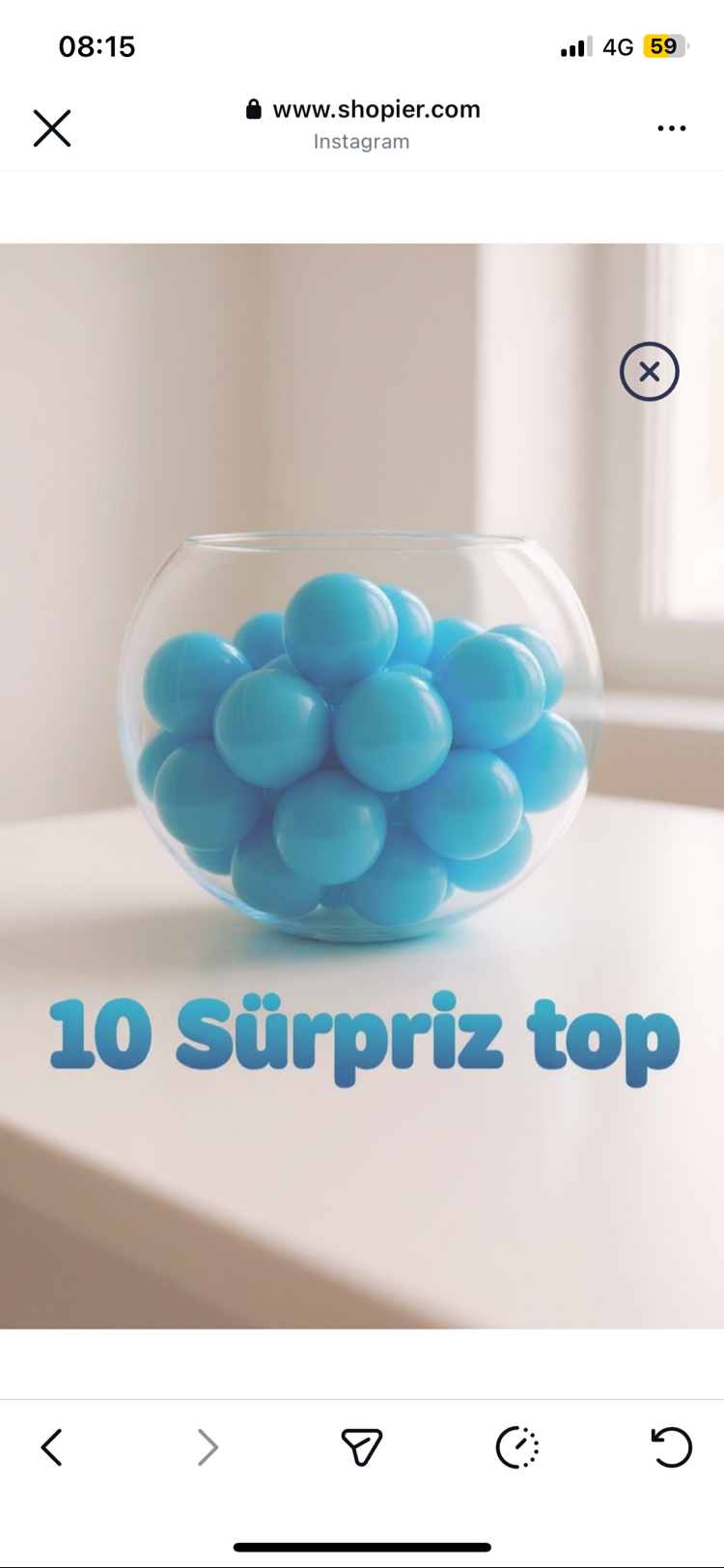 10 Ürünlük (Erkek çocuklar için) Sürpriz Top