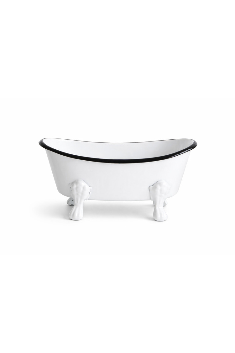 Dekoratif Metal Sabunluk Vintage Küvet Tasarım Banyo Sabunluk Banyo Lavabo Dekoru