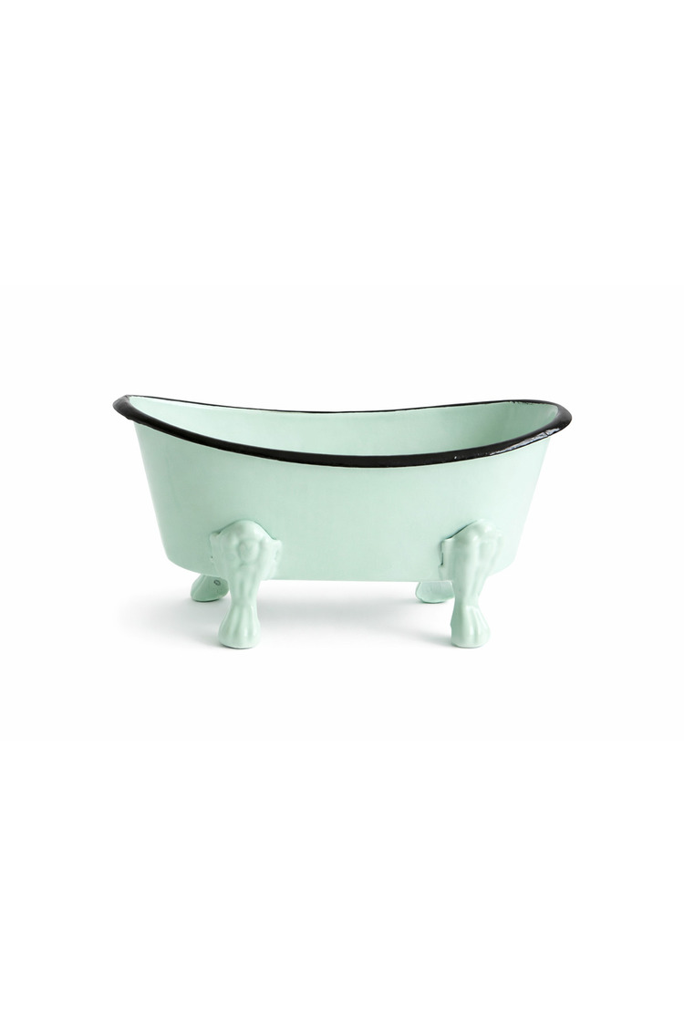 Dekoratif Metal Sabunluk Vintage Küvet Tasarım Banyo Sabunluk Banyo Lavabo Dekoru