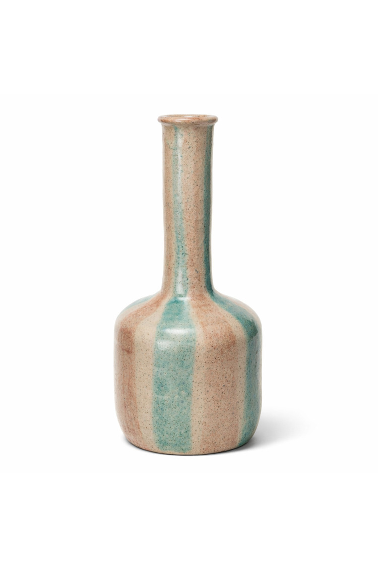 Hand-Painted Terracotta Vazo