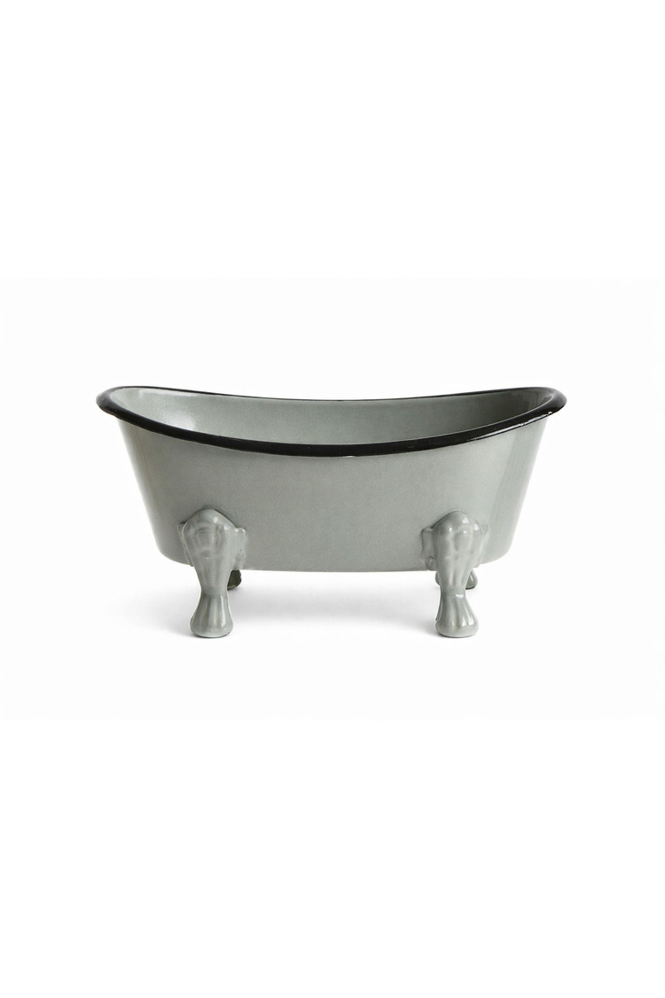 Dekoratif Metal Sabunluk Vintage Küvet Tasarım Banyo Sabunluk Banyo Lavabo Dekoru