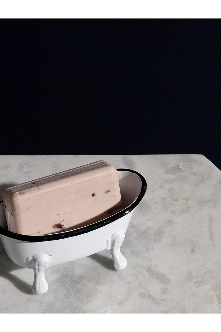 Dekoratif Metal Sabunluk Vintage Küvet Tasarım Banyo Sabunluk Banyo Lavabo Dekoru
