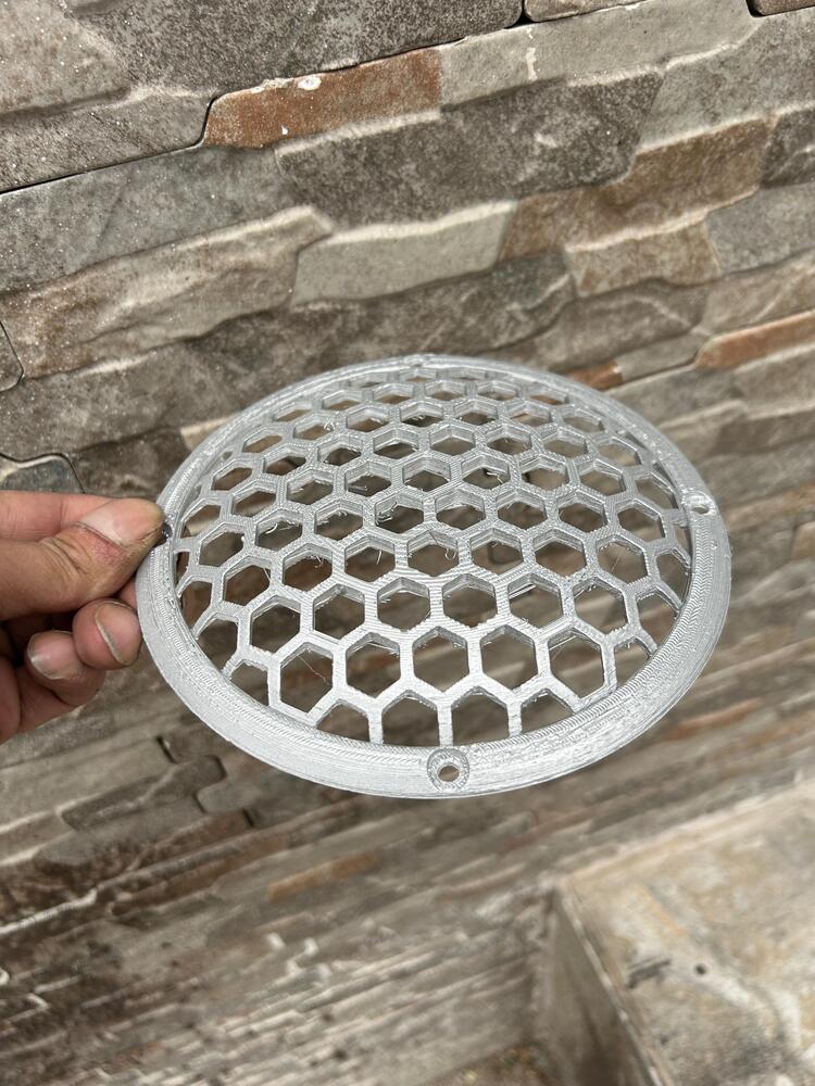 16.5 cm Pioneer Tarzı Yuvarlak Hoparlör Izgarası – 2 ADET