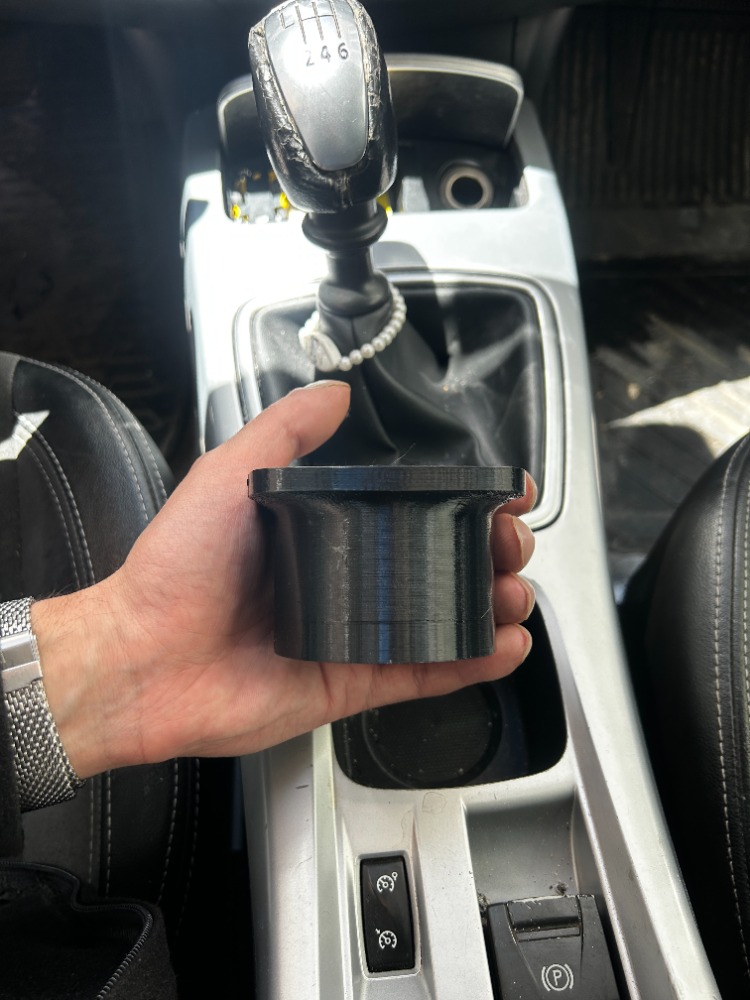 Renault Laguna 3 (2007–2010) Orta Konsol Bardaklık – OEM Uyumlu 3D Baskı Araç İçi Aksesuar