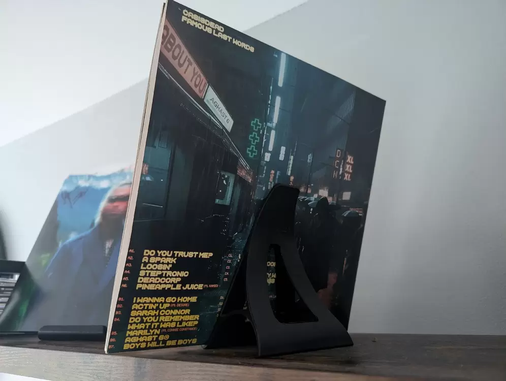 2025 Minimalist Vinyl Plak Standı | LP Albüm Sergileme Aparatı – Modern Tasarım