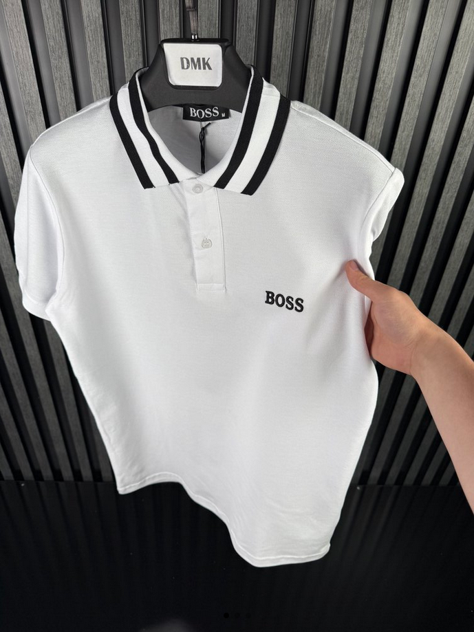 BOSS Polo Yaka Beyaz tshirt