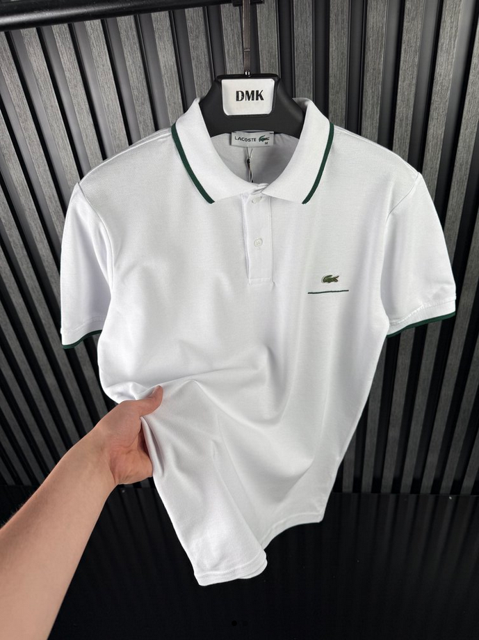 Lacoste Polo Yaka Beyaz Tshirt