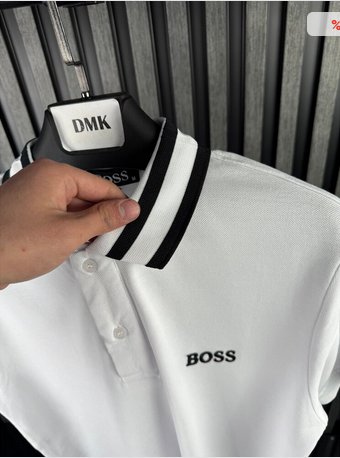 BOSS Polo Yaka Beyaz tshirt