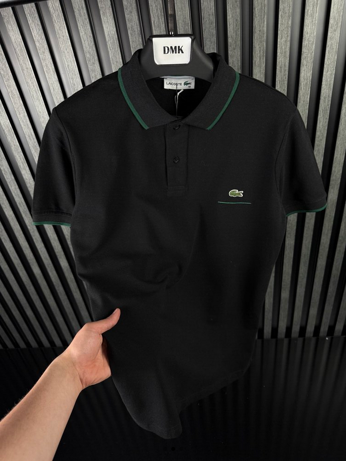 Lacoste Polo Yaka Siyah Tshirt