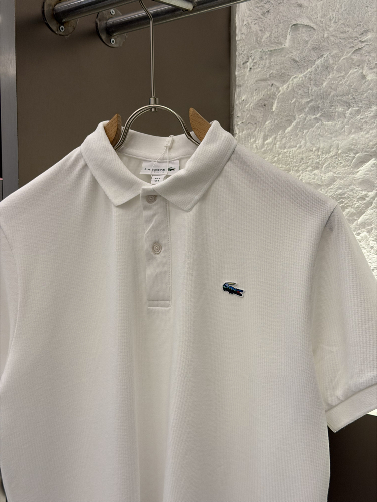 Lacoste Logo Appliquéd %100 Cotton Polo Tshirt