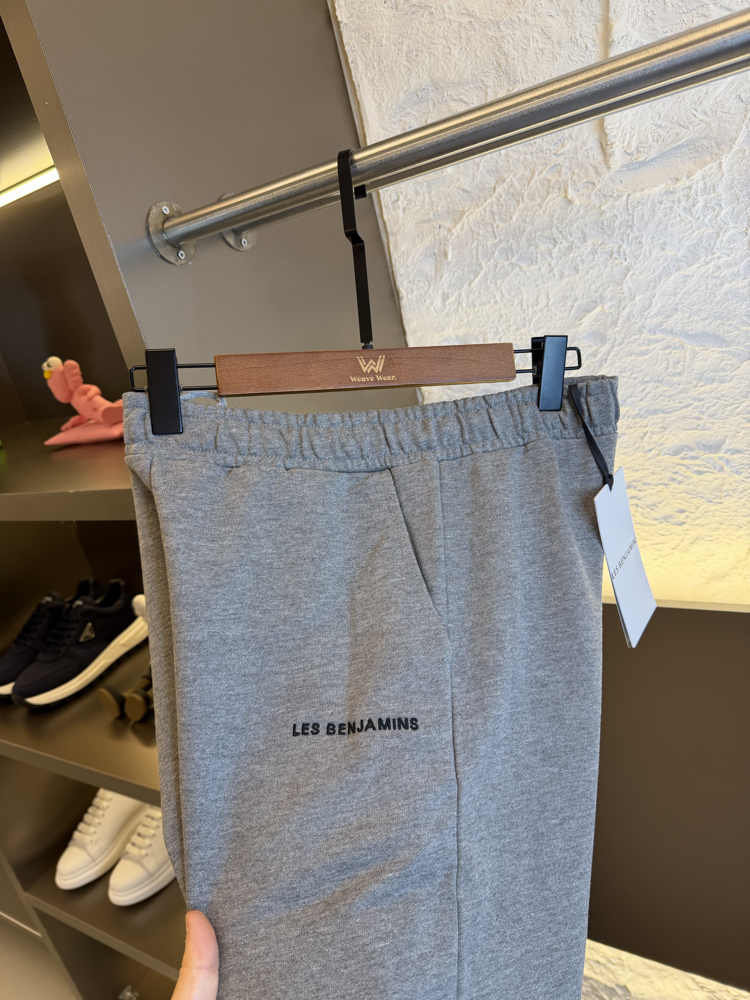 Les Benjamins Logo Appliquéd %100 Cotton Track Short