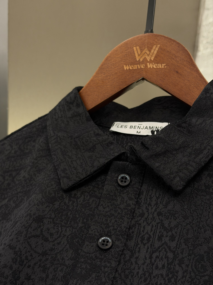 Les Benjamins Classics %100 Cotton Polo Tshirt Siyah