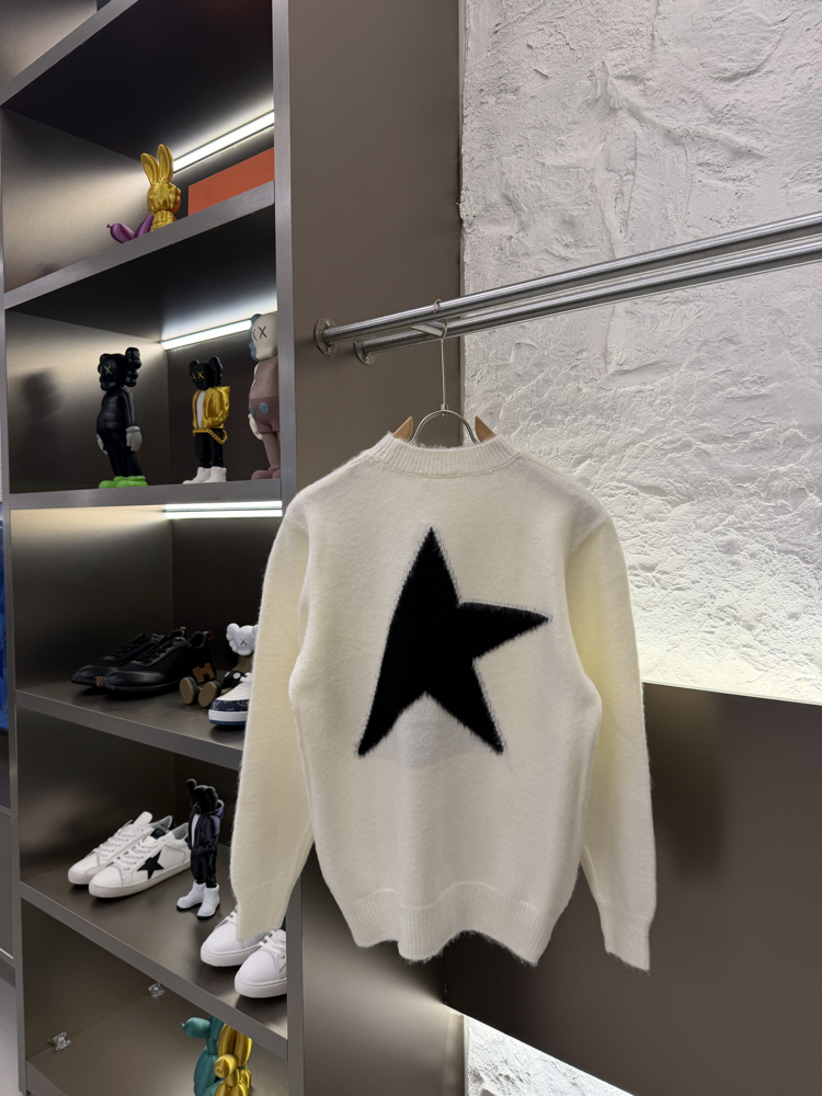 Golden Goose Premium %100 Pamuk Triko Kazak