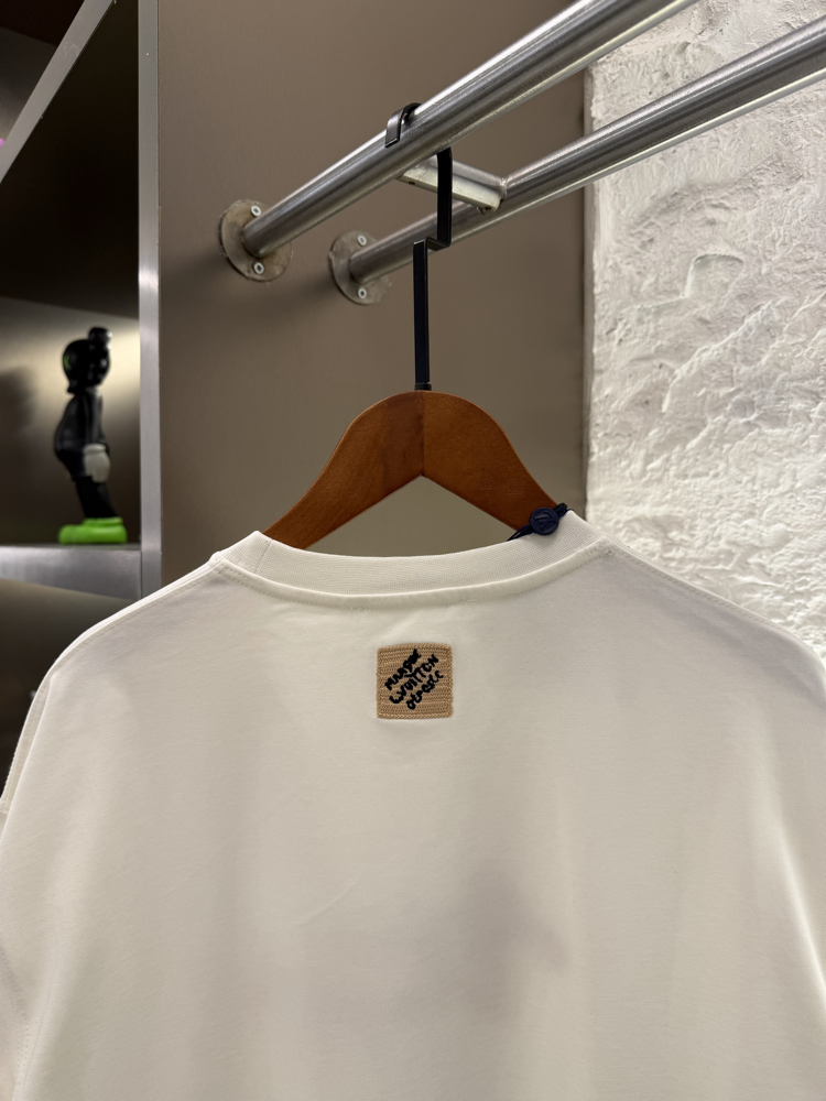 Louis Vuitton Logo Appliquéd %100 Cotton Tshirt