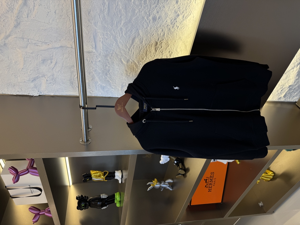 Ralph Lauren %100 Cotton Full Zip Hoodie
