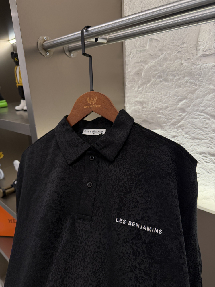 Les Benjamins Classics %100 Cotton Polo Tshirt Siyah