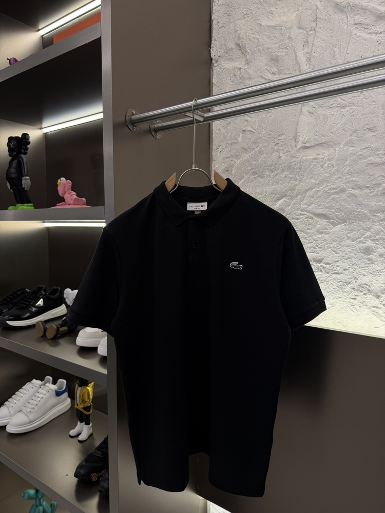 Lacoste Logo Appliquéd %100 Cotton Polo Tshirt