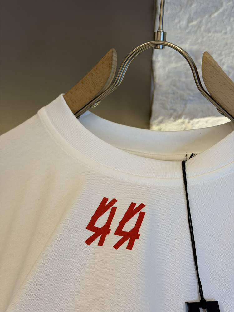 44 LABEL  Logo Appliquéd %100 Cotton Tshirt