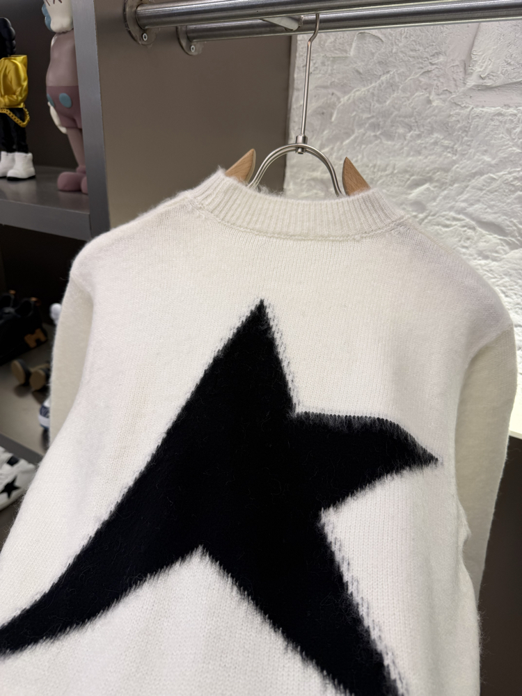 Golden Goose Premium %100 Pamuk Triko Kazak