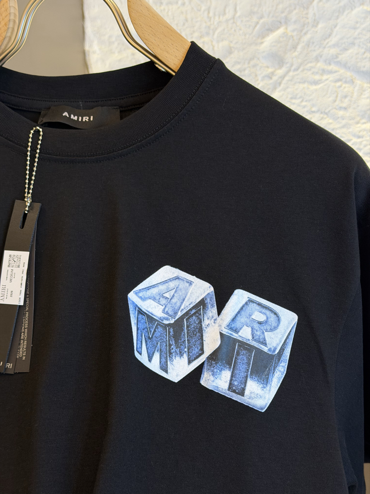 AMIRI Logo Appliquéd %100 Cotton Tshirt