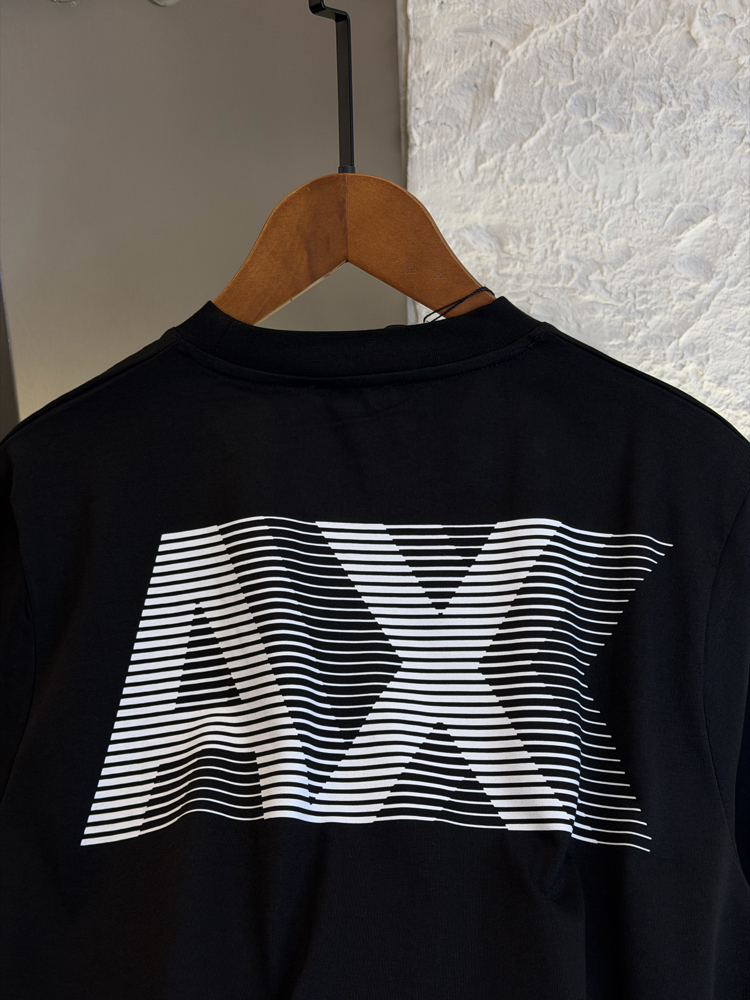 Armani Exchange Logo Appliquéd %100 Cotton Tshirt
