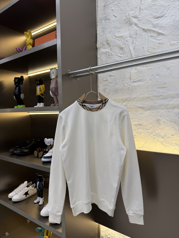 Burberry Premium %100 Pamuk Sweatshirt