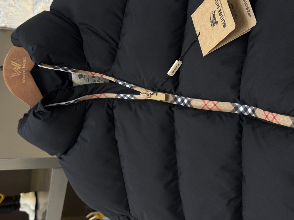 Burberry Logo Appliquéd Puffer Jacket