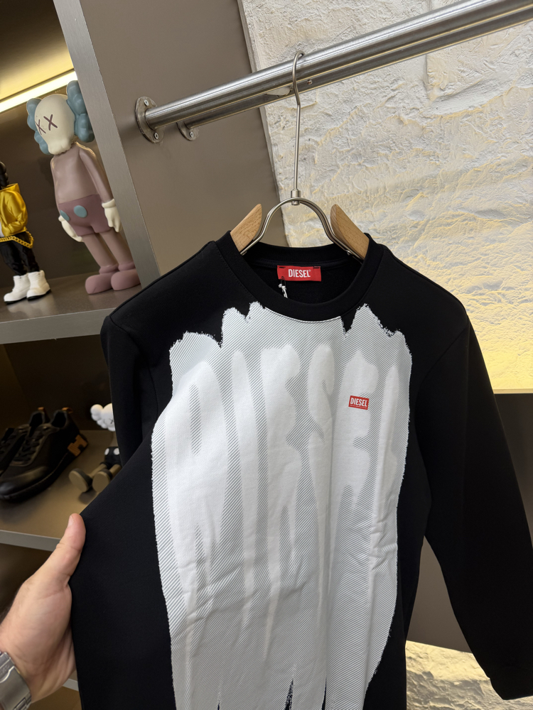 Diesel Premium %100 Pamuk Sweatshirt