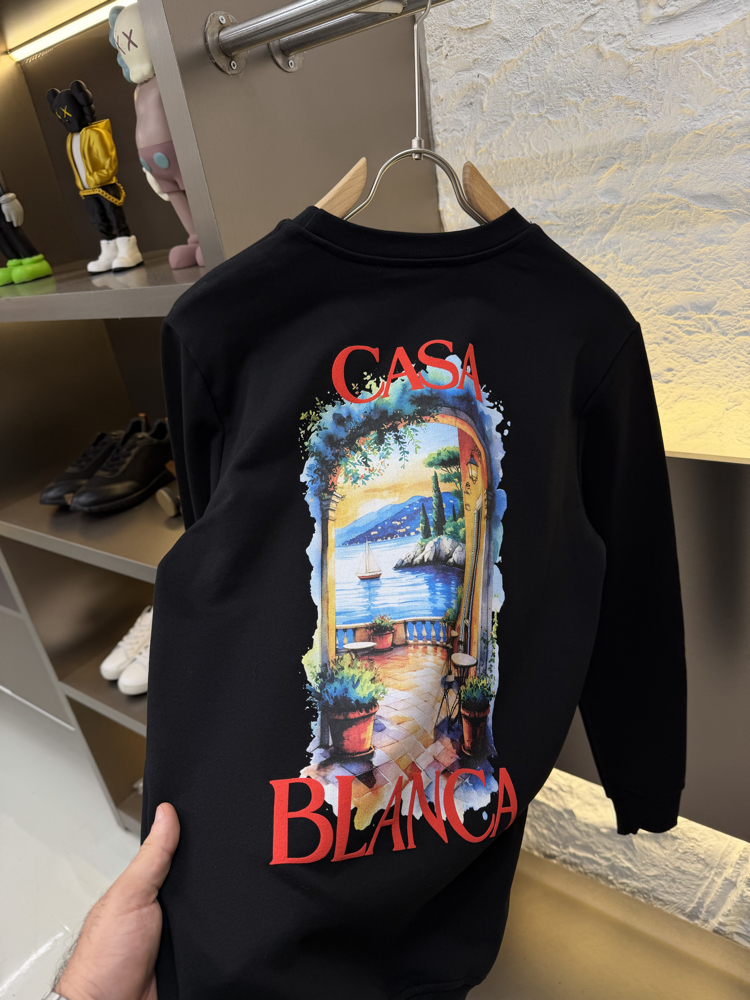Casablanca Paris Premium %100 Pamuk Sweatshirt