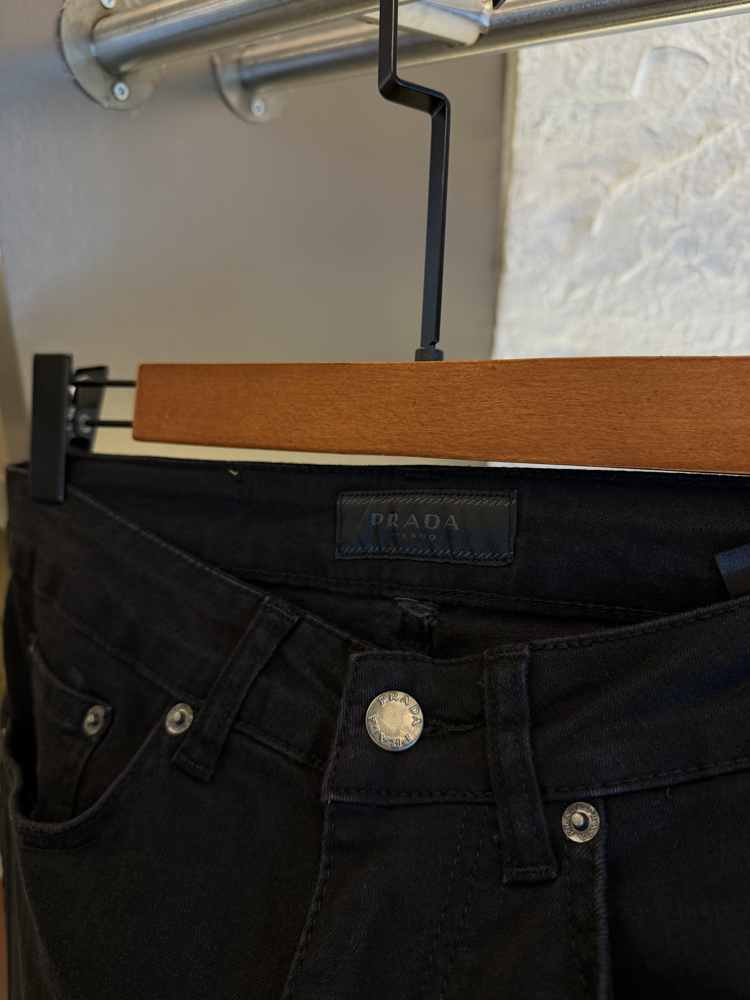 Prada Milano Slim Fit Exported Jean Siyah