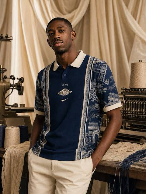 Christian Dior x NIKE Dembele Special Edition Polo Yaka Tshirt