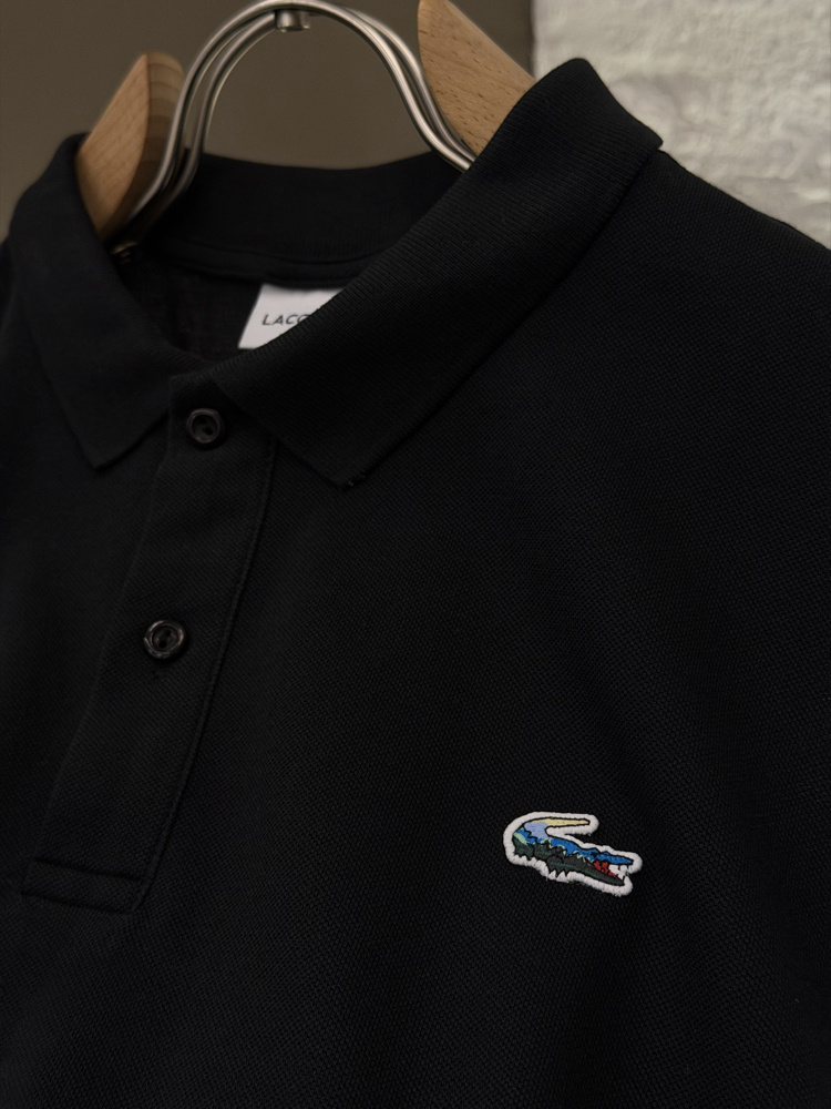 Lacoste Logo Appliquéd %100 Cotton Polo Tshirt