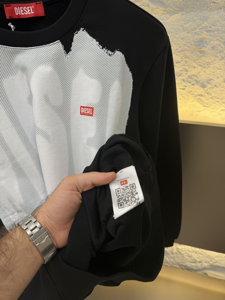 Diesel Premium %100 Pamuk Sweatshirt